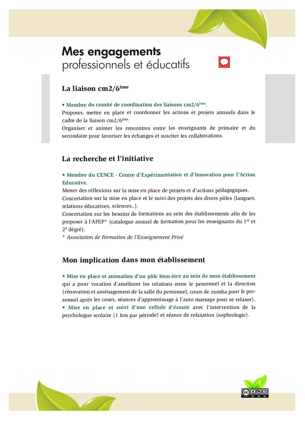 Un exemple de portfolio ideal