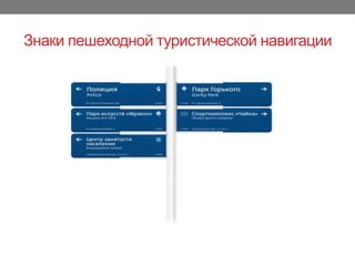 Знаки пешеходной туристической навигации
 