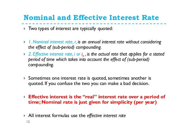 interest formulas
