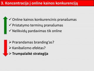 On-line/off-line kainodaros strategijos (tyrimas)