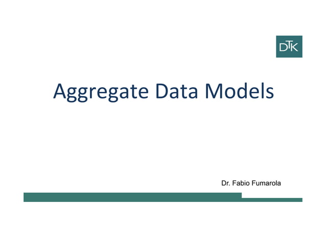 5 Data Modeling for NoSQL 1/2 | PPT