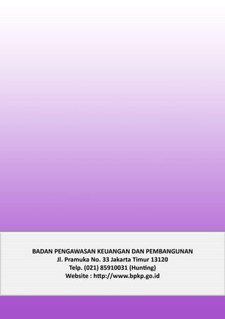 5.2 Pedoman Teknis SPIP Evaluasi Terpisah