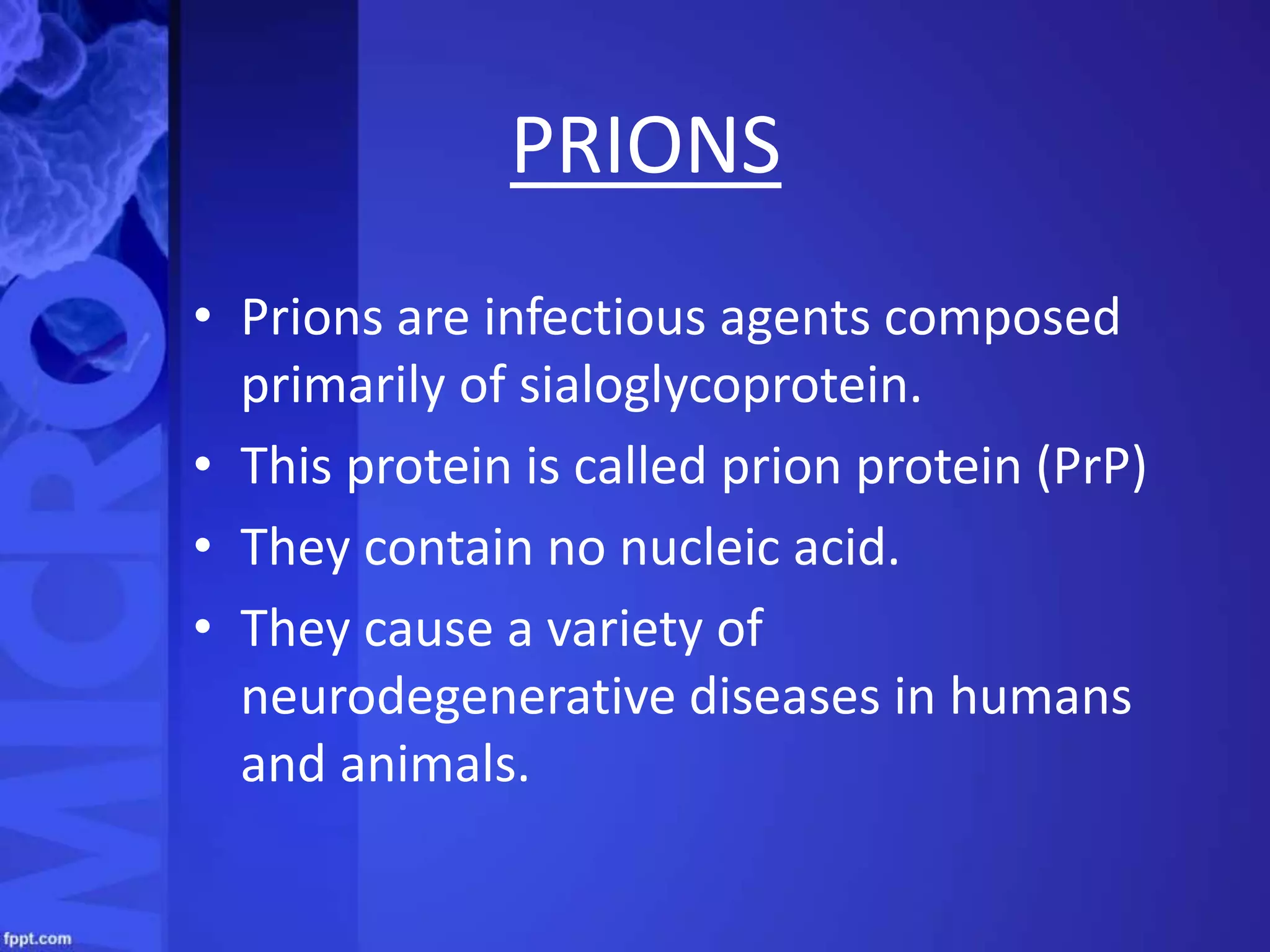Virus, Viroids and Prions | PPTX