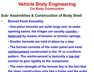 Vehicle Body Engineering Car Body Construction