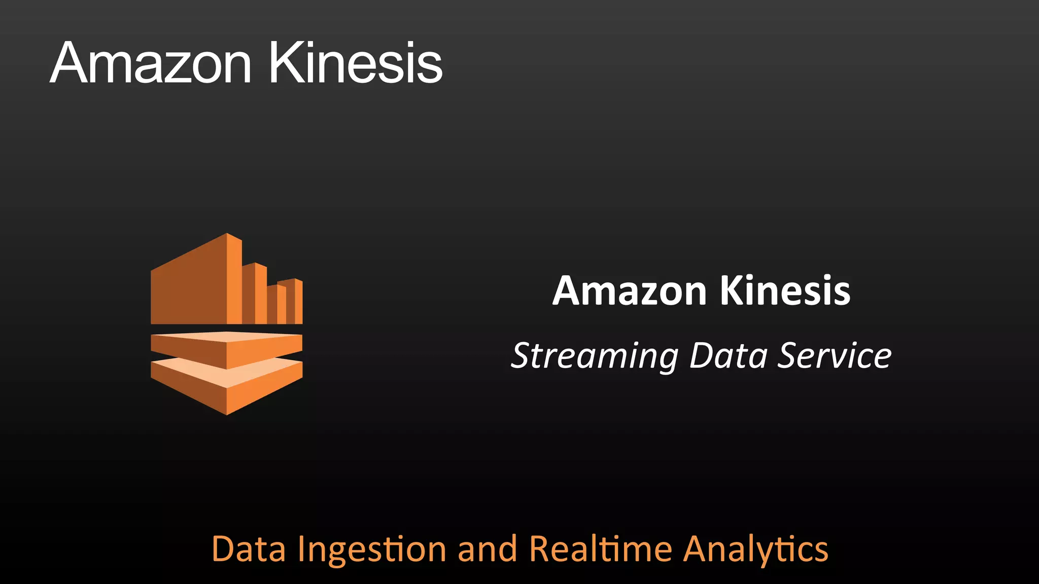 Streaming Data Service
Data Ingestion and Realtime Analytics
 
