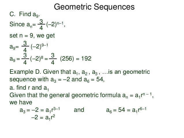 5 3 Geometric Sequences And Sums 5 3 Geometric Sequences And Sums