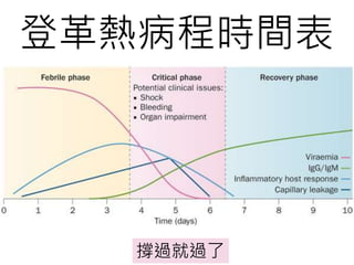 登革熱病程時間表
撐過就過了
 