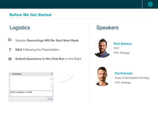 Rick Backus Increasing Visibility on the Amazon Marketplace | PPTX