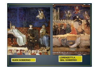 BUEN GOBIERNO
LORENZETTI.A.
MAL GOBIERNO
 