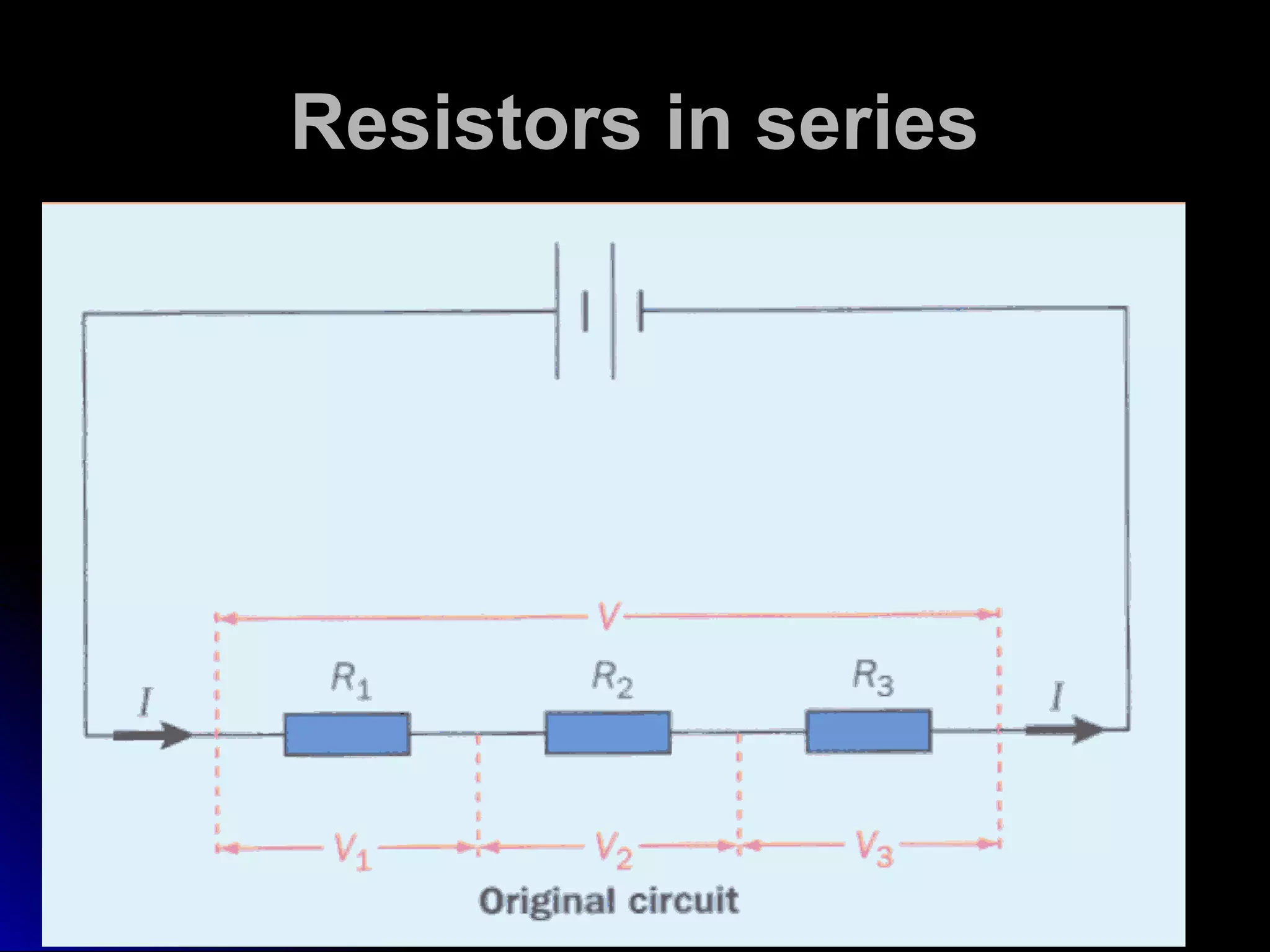 Resistors in seriesResistors in series
 