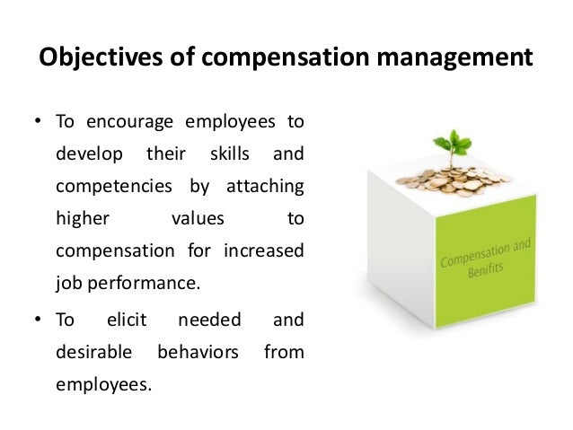 Objectives of compensation management - compensation management - M…