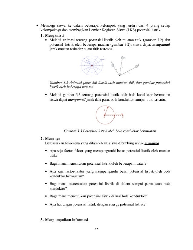 5 Sma Kelas Xii Rpp Kd 3 3 4 3 Listrik Statis Karlina 1308233