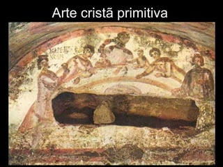 AFRESCOS
Esta técnica consiste em pintar sobre camada de
revestimento de cimento fresco, gesso ou nata de cal.
A pintura também pode ser realizada em revestimento
úmido, desde que a tinta possa ser fixada.
 