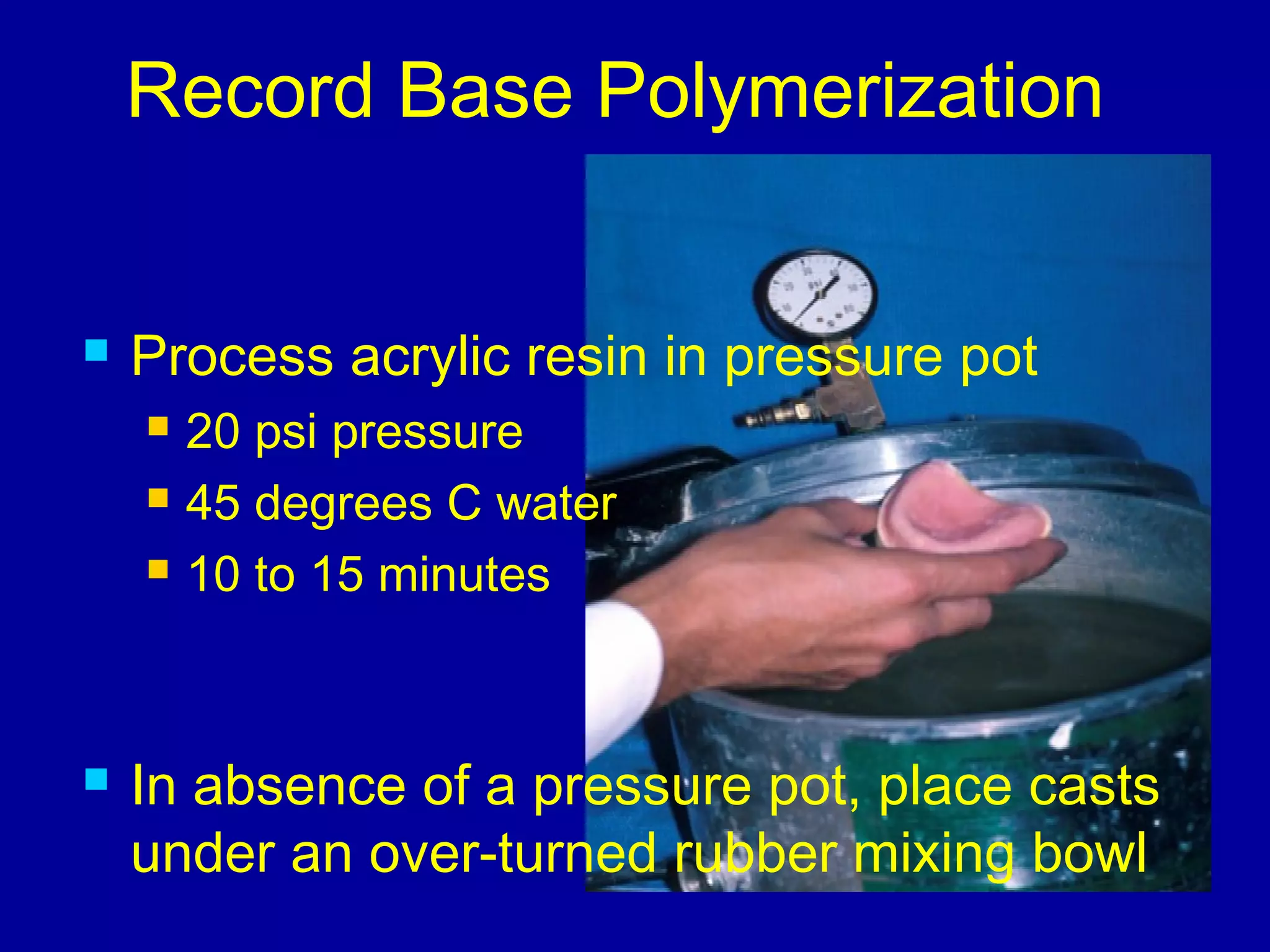 record bases & occlusal rims | PPT