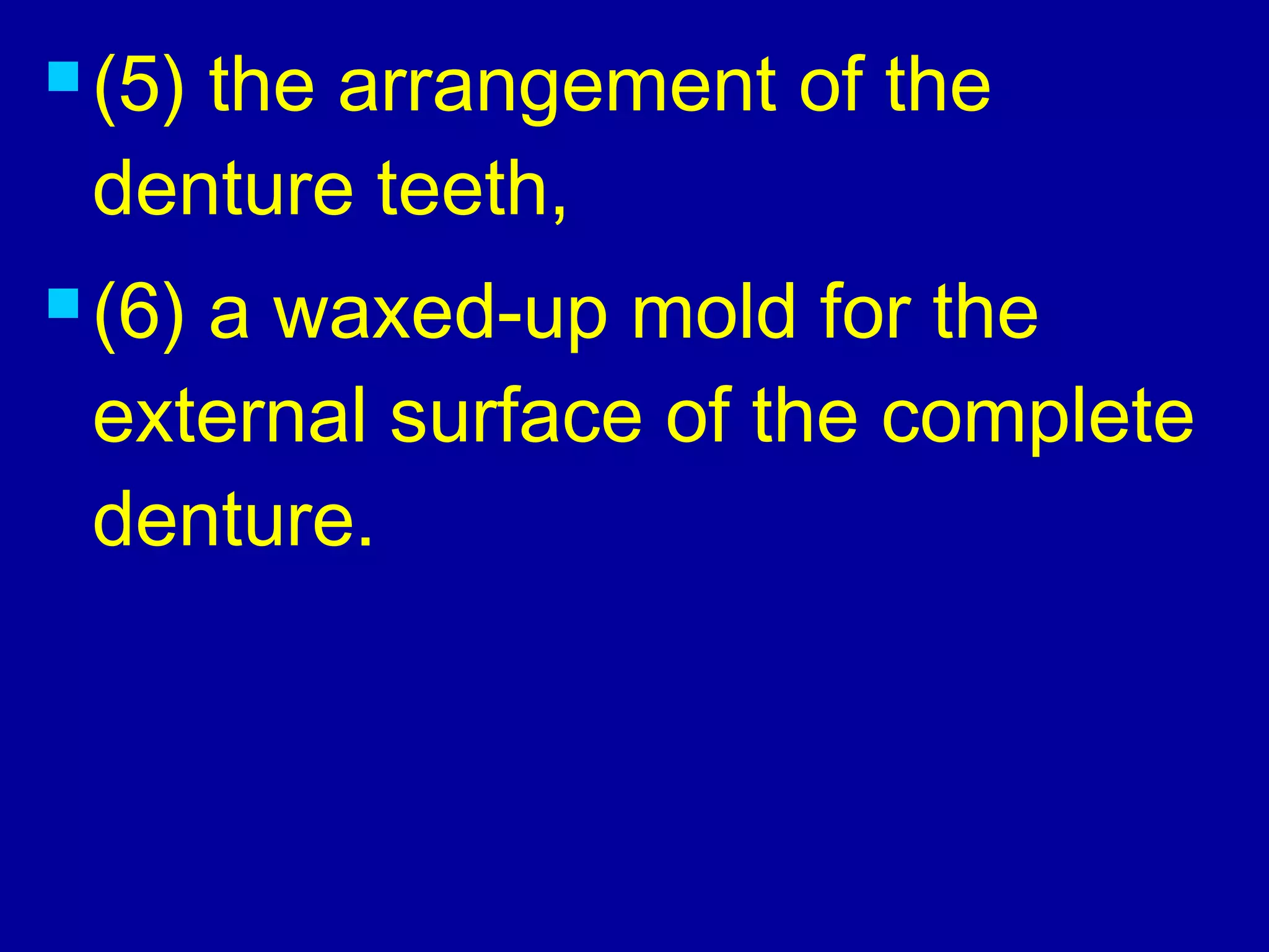 record bases & occlusal rims | PPT