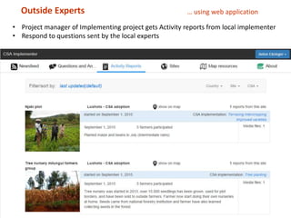 Seeding Science Knowledge by engaging local experts 