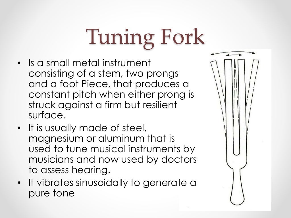 Tuning fork test