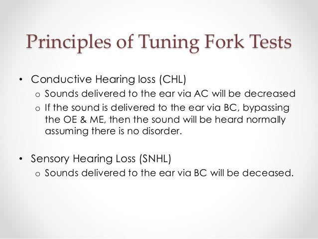 Tuning Fork Test