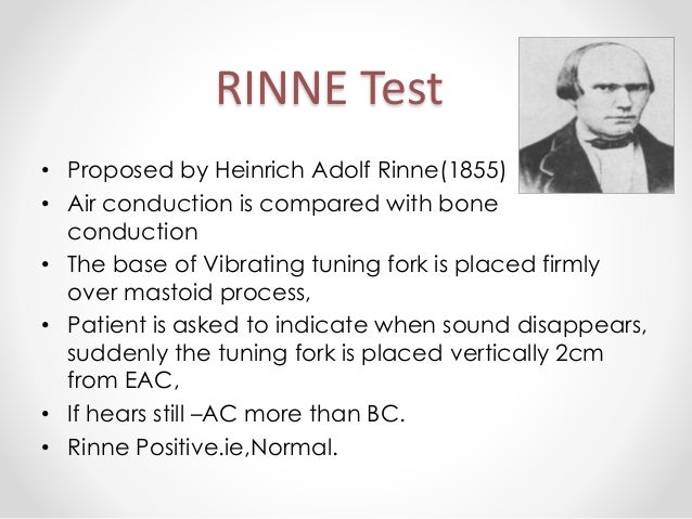 Tuning Fork Test