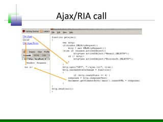 Ajax/RIA call
 