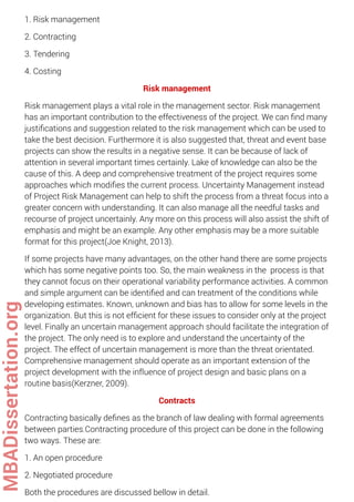 Sample Statement of Purpose - Business Management Ph.D. Example Essay - blogger.com dissertation in project management