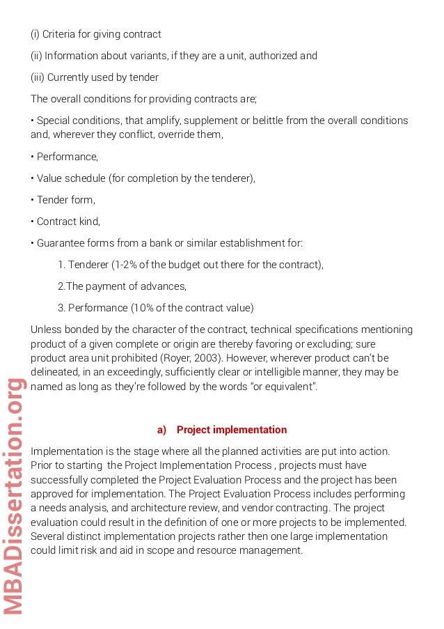 Project Management Dissertation - blogger.com
