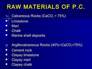 Cement Rocks Pat 5. portland cement | PPT