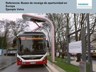 unrestricted / © Siemens AG 2014. All Rights Reserved.
Page 8
Referencia: Buses de recarga de oportunidad en
Europa
Ejempl...