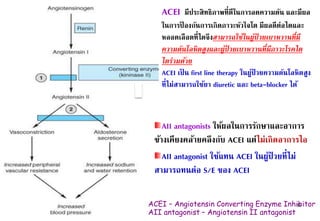 5 ยารักษาโรคความดันโลหิตสูง | PPTX