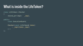 What is inside the LifeToken?
 