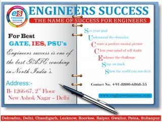 BEST GATE  COACHING IN DELHI  Engineers Success