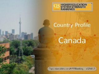 Country Profile
Canada
 