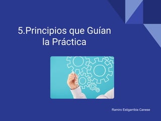 5.Principios que Guían
la Práctica
Ramiro Estigarribia Canese
 