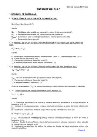5 Calculo Cargas Termicas PDF 5 Calculo Cargas Termicas PDF