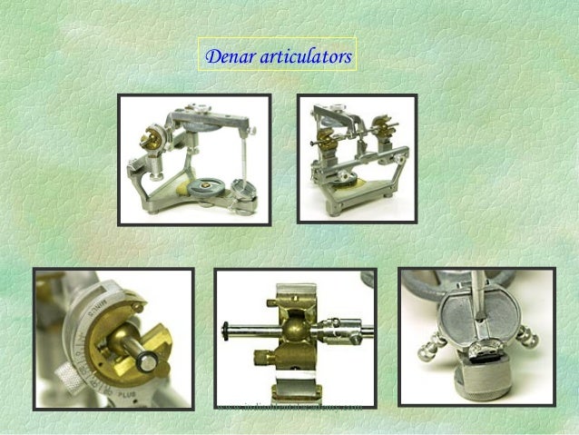 Straight Line Articulator : Articulators dental crown bridge courses