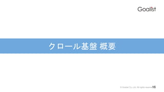 ? Goalist Co.,Ltd. All rights reserved.
`P Ҫ
16
 