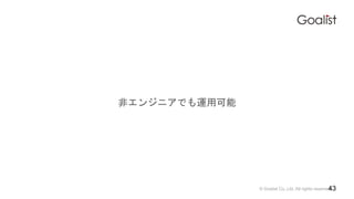 ? Goalist Co.,Ltd. All rights reserved.
ǥ󥸥˥Ǥ\ÿ
43
 
