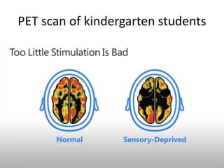 PET scan of kindergarten students
 