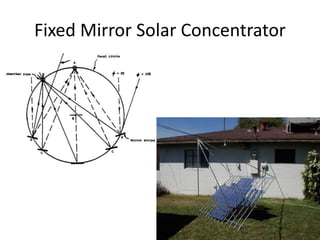 Fixed Mirror Solar Concentrator
 