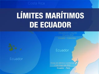 EC492: Límites marítimos de Ecuador