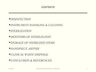 5. infection control in omfs(71) Dr. RAHUL TIWARI | PPTX