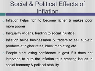 Social Inflation Explained 5. concept of inflation & stagflation | PPTX
