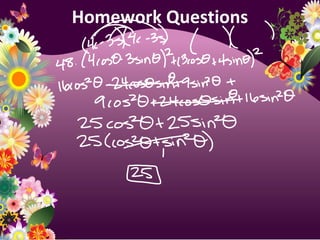 Homework Questions
 