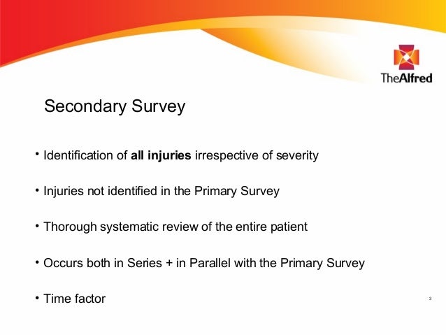 Secondary Survey Helen Stergiou