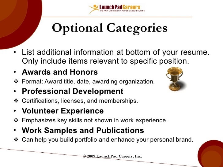 resume writing