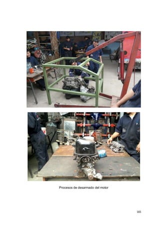 165
Procesos de desarmado del motor
 