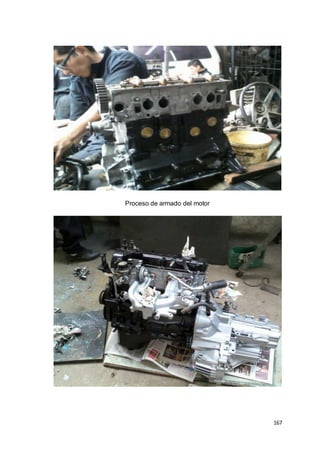 167
Proceso de armado del motor
 