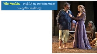 Ήθος Μενελάου – συμβολή του στην κατάστρωση
του σχεδίου απόδρασης:
 