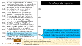 Σε τι εξυπηρετεί η στιχομυθία;
 