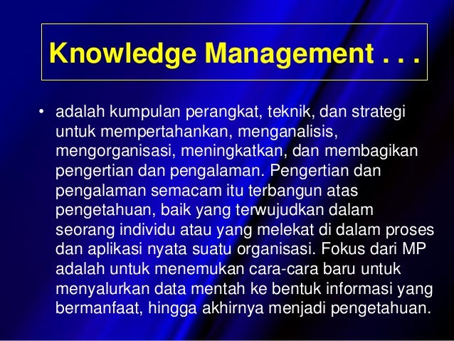 Organizational Development Od Knowledge Management Learning Organ